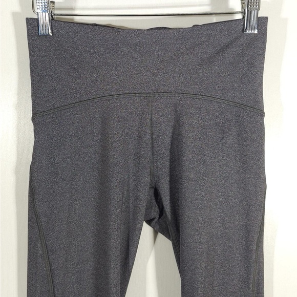 Lululemon Train Times 7/8 Pant Leggings 25" Heathered Black Women's Size 6 - Picture 4 of 6